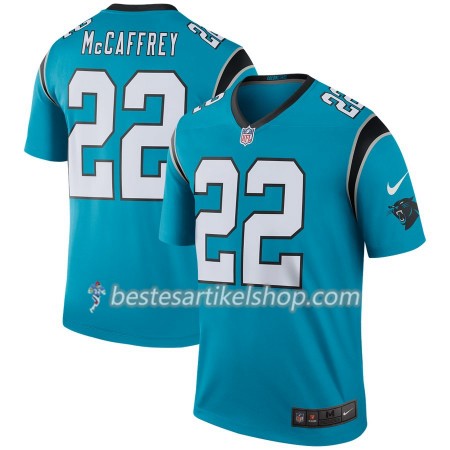 Herren Carolina Panthers Trikot Christian McCaffrey 22 Nike Blau